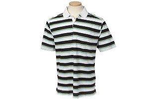 Callaway Golf Mens X-Series 3 Button Striped Polo