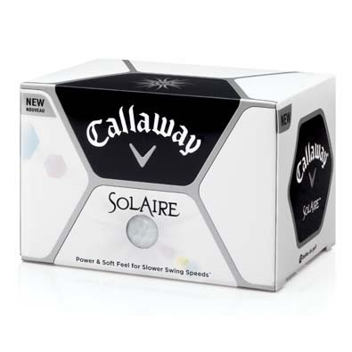 Callaway Solaire Ladies Golf Balls White