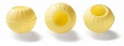 Callebaut white chocolate truffle shells -