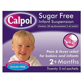 calpol Sugar-Free Infant Sachets 20 x 5ml