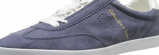 Calvin Klein Abbott Washed Nubuck/Smooth, Men Low-Top Sneakers, Multicolor (Navy/White), 8 UK (42 EU)