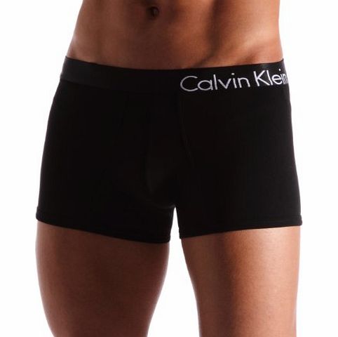 Calvin Klein Bold Cotton Trunk (Medium (32``-34``), Black)
