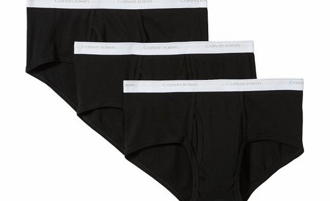 Calvin Klein Briefs (3 Pack) (38``, Black)