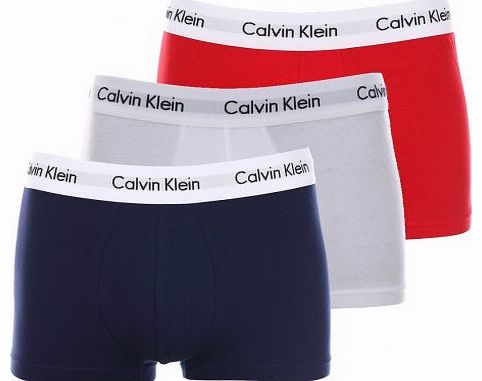  UNDERWEAR - Boxer Shorts - Men - Trunk Pack of 3 Boxers - White, Navy and Red for men - S