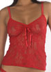 Chantilly Lace Candy Apple camisole