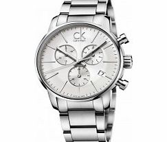 Calvin Klein City All Silver Chronograph Watch