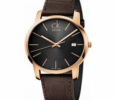 Calvin Klein City Grey Brown Watch