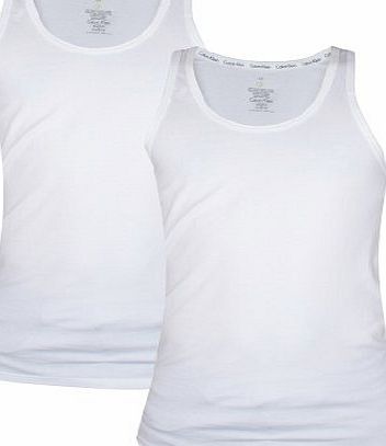Calvin Klein CK One 2 Pack Vests (Large, White)