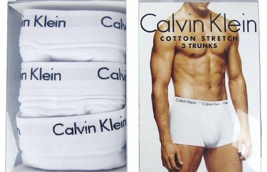 Classic Boxer Trunks White M Calvin Klein