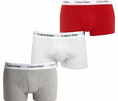 Cotton Stretch 3 Pack Low Rise Boxers / Trunks (Large)