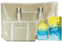 FREE Tote Bag and Cosmetic Pouch with CK One Summer 09 Eau de Toilette 100ml Spray