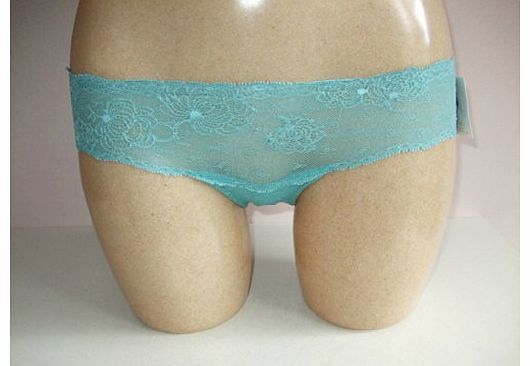 Calvin Klein Hipster Shorty Knickers F3240 Kyoto Lace Turquoise (L)
