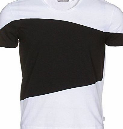 Calvin Klein Jarono front panel stripe tee White XL