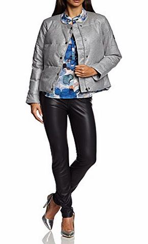 Calvin Klein Jeans Womens Long Sleeve Jacket - Grey - Grau (LIGHT GREY HEATHER 073) - 10