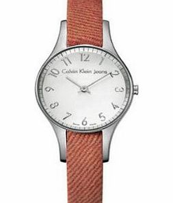 Calvin Klein K4313138 Ladies White Dial Watch