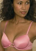 Calvin Klein Lace and Satin padded t-shirt underwired bra