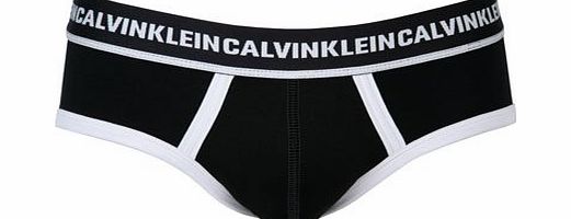 Calvin Klein Logo Edge Brief (Medium (32, Black)