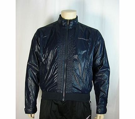 Calvin Klein Mens Navy Blue Jacket Size Large