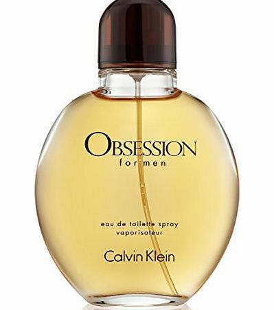 Calvin Klein Obsession For Men Eau de Toilette Spray - 125 ml