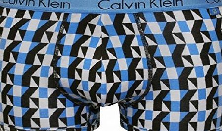 Calvin Klein One Cotton Trunk (Medium (32``-34``), Geo Check Print)
