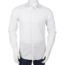 Poplin Stretch Shirt White