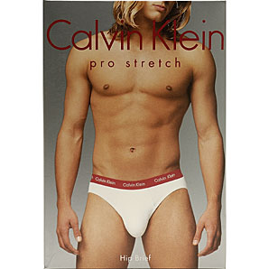 Calvin Klein Pro Stretch Hipster Brief, White, Large