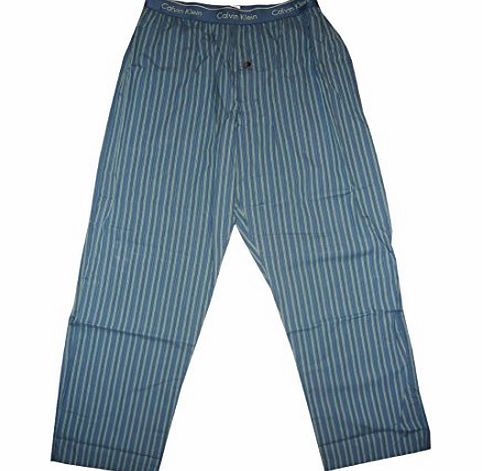 Calvin Klein Pyjama Bottoms (Small, Lampe Streifen/Magne Blau)