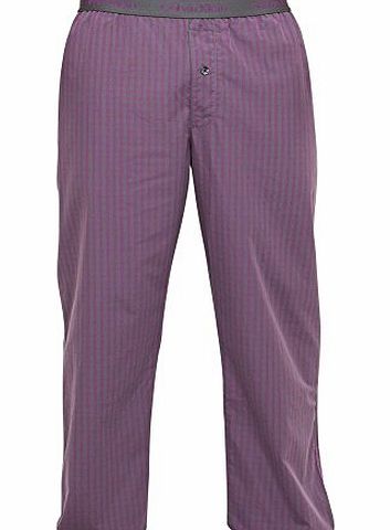 Calvin Klein Pyjama Pants in Purple/Charcoal or Blue/Red Stripe Colours