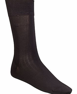 Silk Mix Socks, One Size, Black