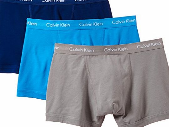 Underwear Mens 3P Trunk Plain Boxer Shorts, Multicoloured (Dolphin/Dreamy/Knight Ride), X-Large (Taille fabricant: XL)