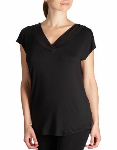 Calvin Klein Underwear Womens NAKED GLAMOUR Pyjama Top, Black, UK 8 (Manufacturer Size:Small)