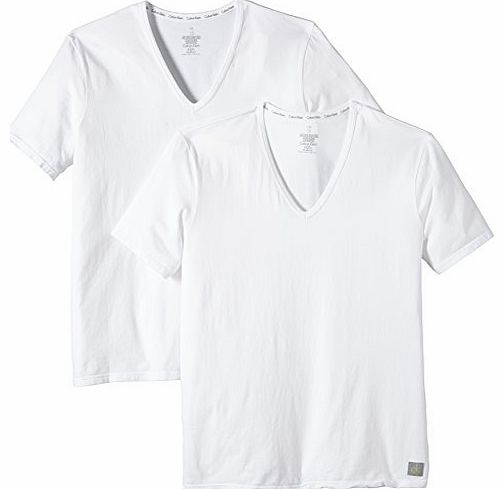 V-Necks 2er T-Shirt white S