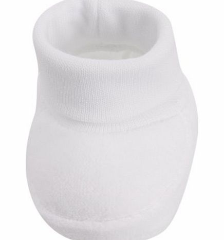 Cambrass Pull On Velour Winter Unisex Baby Shoes White 6 - 9 Months Size 17