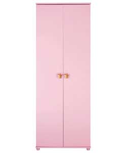 2 Door Wardrobe - Pink