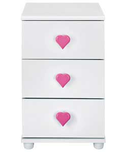 Cameo 3 Drawer Narrow Chest