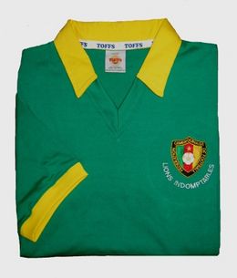 Cameroon Toffs Cameroon 1982 World Cup Shirt