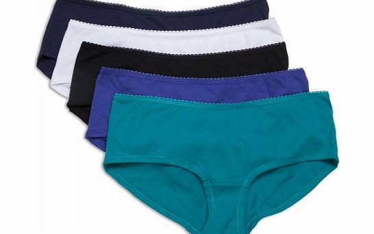 Camille Five Pack Of Cotton Modal Colour Mix Shorts 16