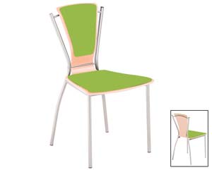 chair with upholstered seat and back