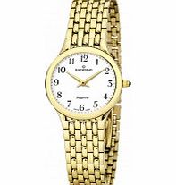 Candino Ladies White and Gold Steel Bracelet Watch