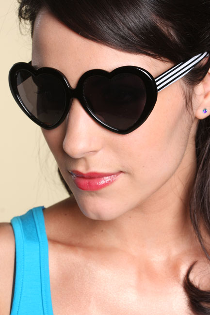 black heart sunglasses