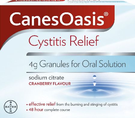 Canesten, 2102[^]0107487 CanesOasis Cystitis Relief Sachets