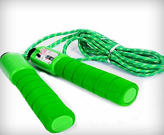 canlan Digital Skipping Jump Rope with Counter Timer for Fitness Best Gifts for Boys and Girls Age 5-10 Year Old