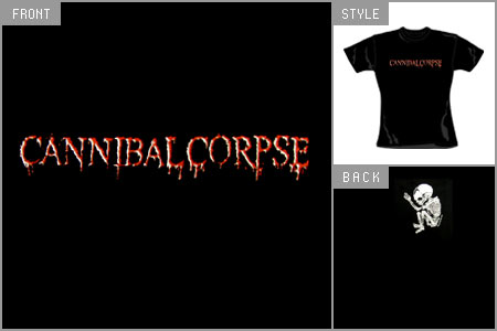 Corpse (Blood Logo) Fitted T-shirt