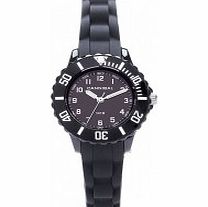 Cannibal Kids Black Silicone Watch