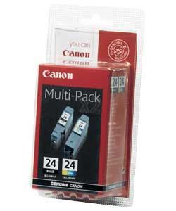 canon BCI-24 Black and Colour Multipack