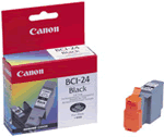 Canon BCI-24Bk OEM Black Cartridge