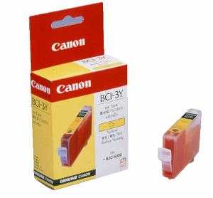 Canon BCI-3eY OEM Yellow Inkjet Cartridge
