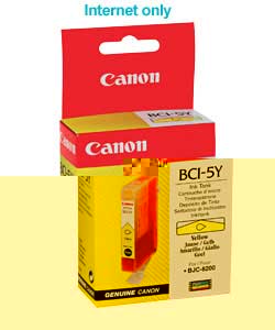 BCI-5Y Yellow Ink Cartridge