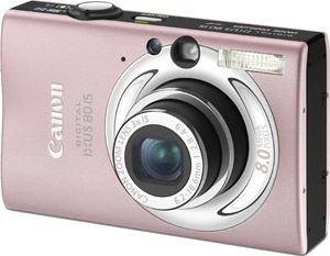 Digital Compact Camera - IXUS 80 IS Pink - UK Stock