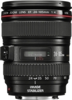 Canon EF24-105mm f/4.0L IS USM lens includes